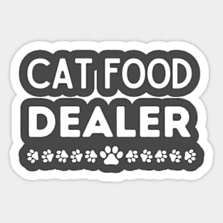 Cat food dealer Sticker